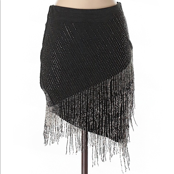 Haute Hippie Dresses & Skirts - Haute Hippie Embellished Skirt Asymmetrical